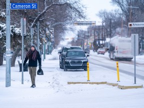 Curb extension on Cameron Street