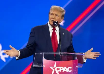 Donald Trump auf der CPAC: Ein Heimspiel für den selbst erklärten Dissidenten.