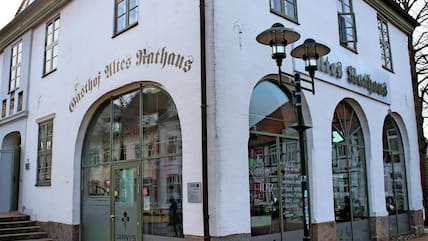 Der Gasthof „Altes Rathaus“ in Grevesmühlen.