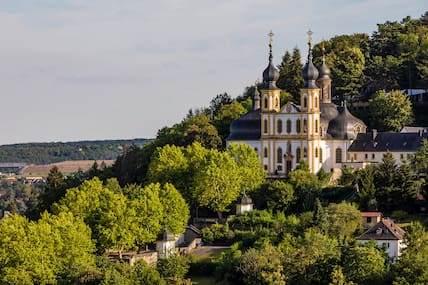 Das Käppele thront über Würzburg.