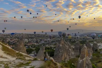 Sehr touristisch, aber einfach spektakulär: Kappadokien in der Türkei.