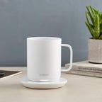 White ember smart mug