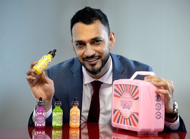 Success story: Vape Dinner Lady founder Mohammed Patel sells dessert-inspired products in 115 countries