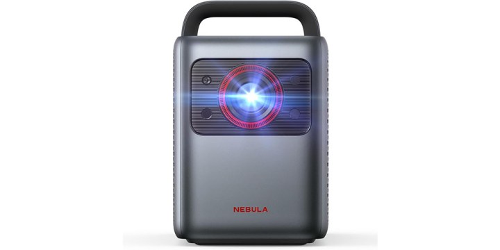 The Anker Nebula Cosmos Laser 4K Projector on a white background.