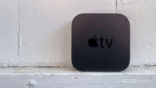 Apple TV 4K standing up