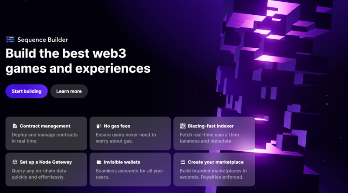 Sequence Builder simplifies Web3 game development.
