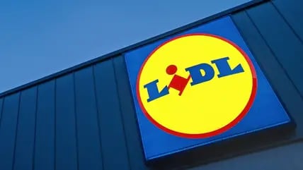 Das Logo eines Lidl-Marktes (Symbolbild).