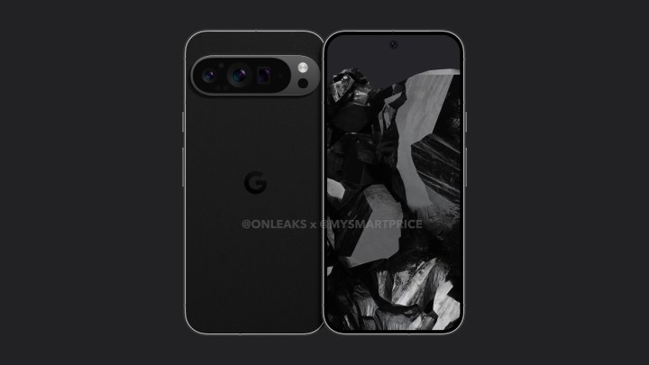 Leaked render of Google Pixel 9 Pro XL by OnLeaks and MySmartPrice.