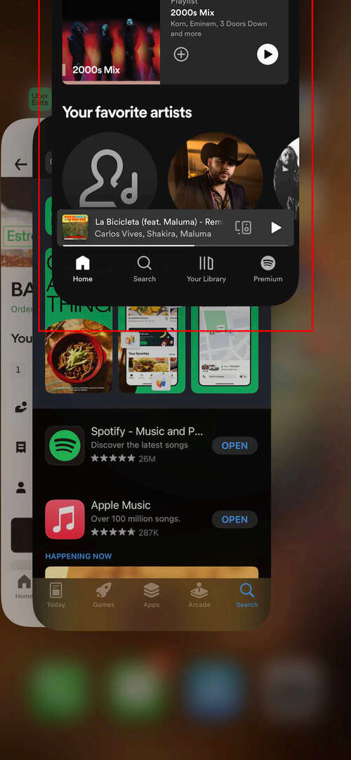 How to close Spotify on iOS 2