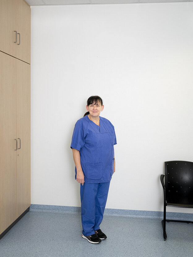 Portrait von Krankenschwester Johanna