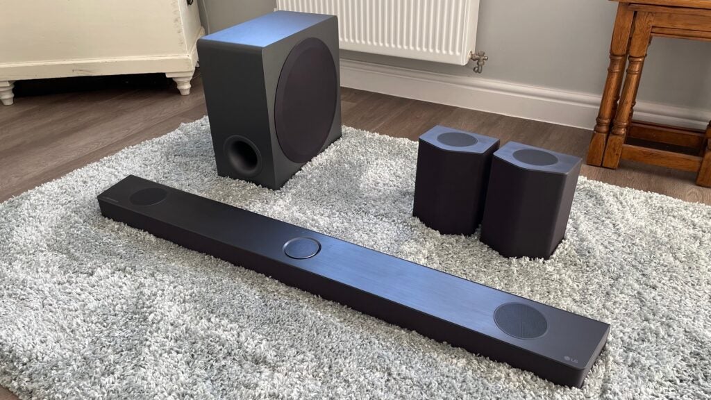 LG S95QR surround sound system