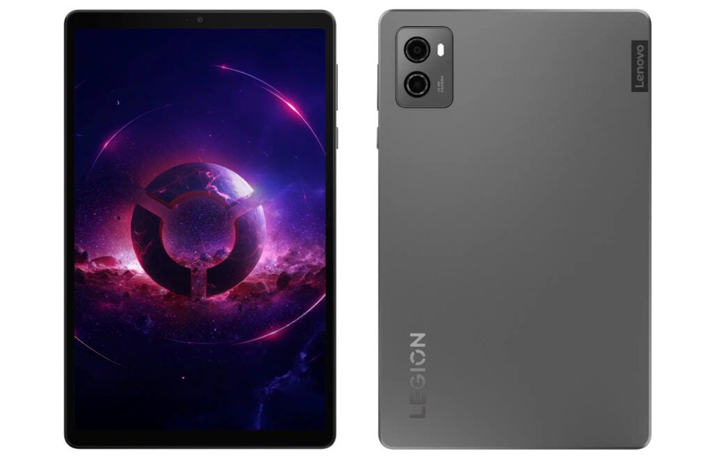 Lenovo Legion tab front and back