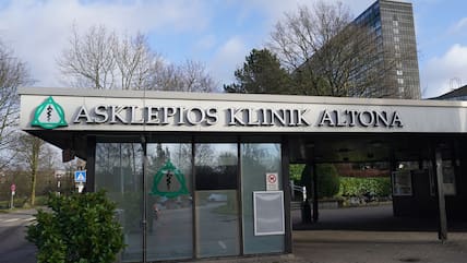 Blick auf die Asklepios Klinik Altona.