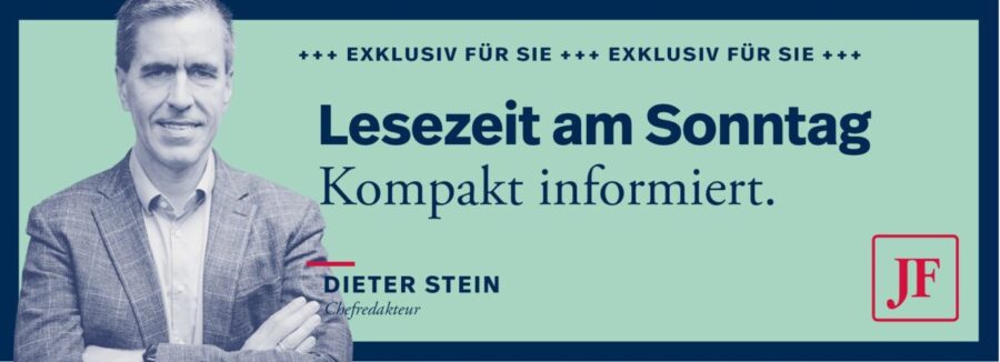 Header des Sonntagsnewsletters der JF