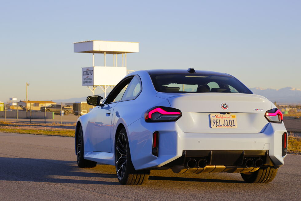 BMW has given the M2 a much more muscular look than the normal 2 series coupe.