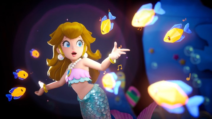 Mermaid Peach in Princess Peach Showtime.