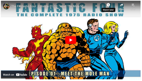 fantastic four radio show bill murray