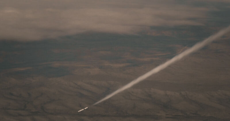 A Venus Aerospace drone makes a powered flight.