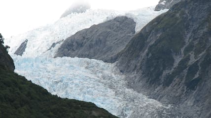 Der Fox Gletscher in Neuseeland im Jahr 2009. Durch die Erderwärmung schmelzen die Gletscher des Pazifikstaates in einem rasanten Tempo.