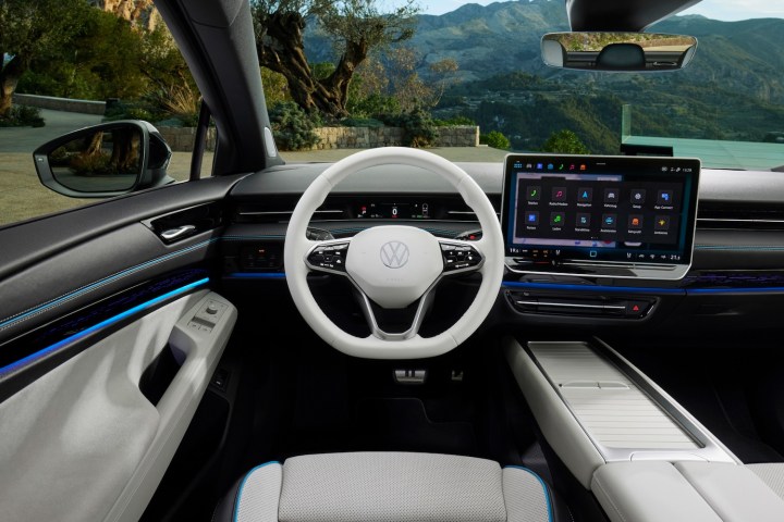 Interior of the Volkswagen ID.7.