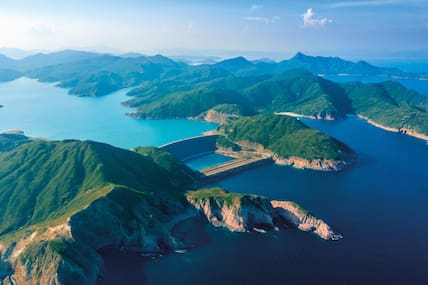 Die Gegend um das High Island Reservoir und den East Dam im Osten von Hongkong sind ein wahres Naturparadies.