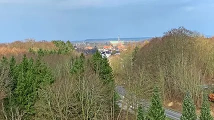 Blick von der Terrasse Richtung Bad Doberaner Münster