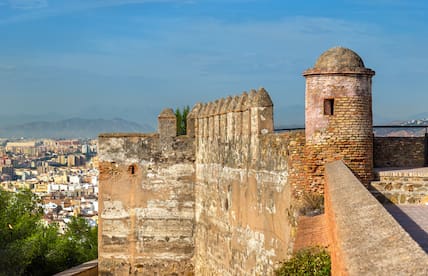 Beeindruckend: Die Burg Gibralfaro in Málaga.