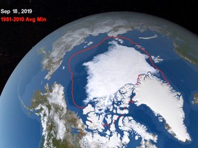 NASA image of polar ice