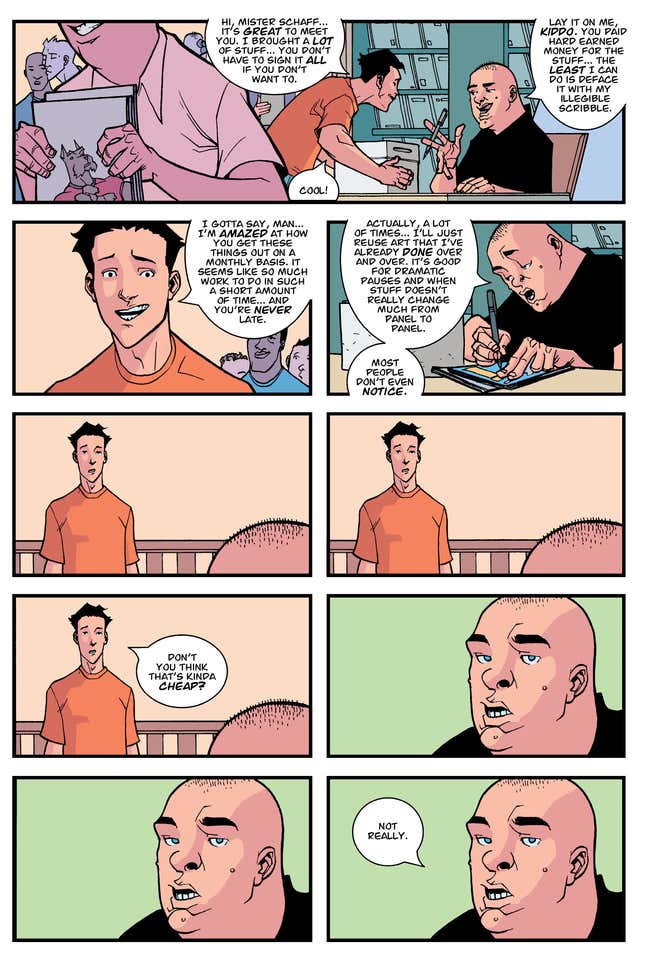 Image for article titled Invincible Just Did a Perfect Adaptation of One of the Comics&#39; Best Jokes