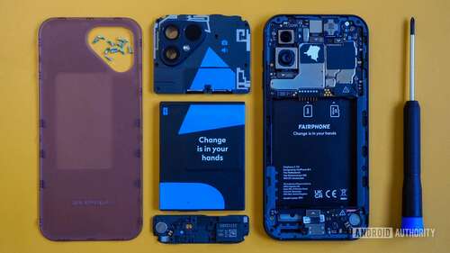 fairphone 5 deconstructed lower upper module