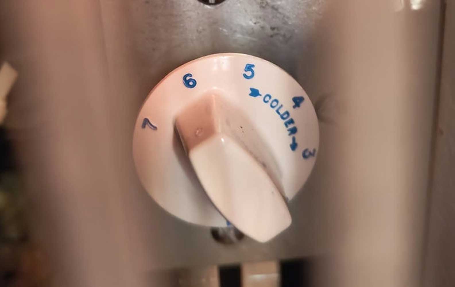 ice cream freezer dial