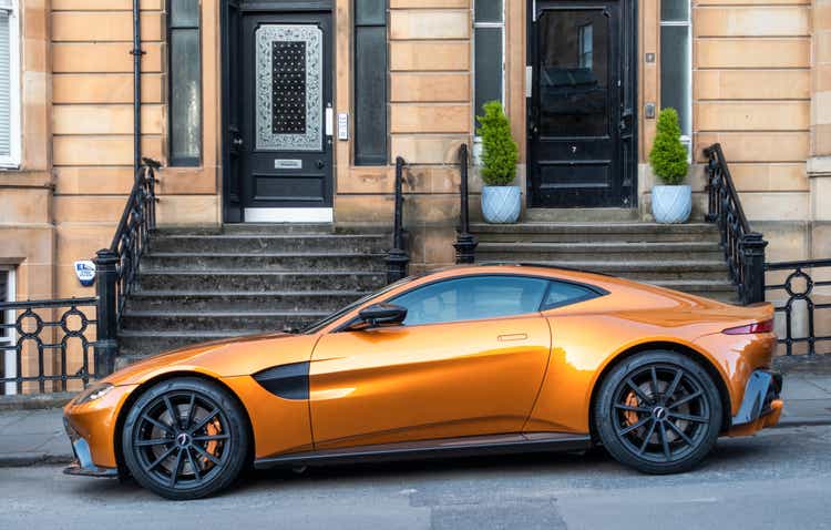 Aston Martin Vantage on the street