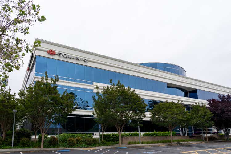 Equinix Silicon Valley office building in Sunnyvale, California, USA