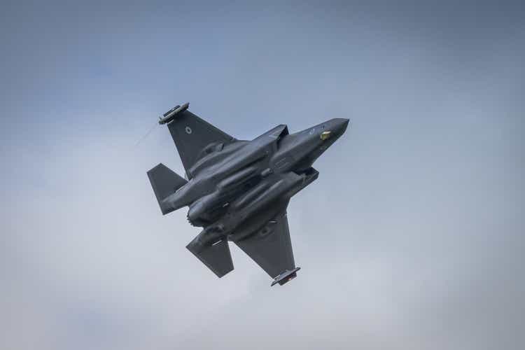 Lockheed Martin F-35 Lightning 2 fighter in flight