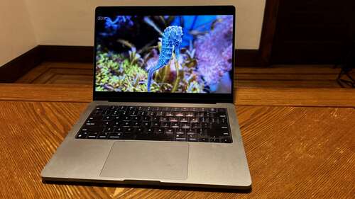 14-inch M3 MacBook Pro on a table