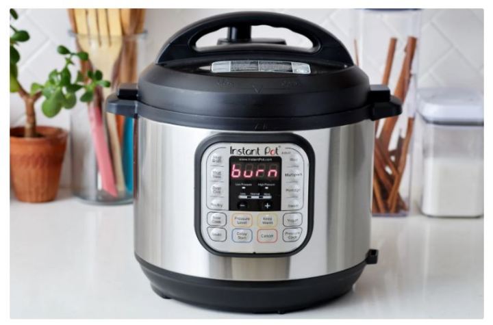 Burn message on Instant Pot.