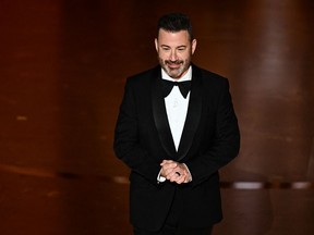 Jimmy Kimmel speaks onstage.