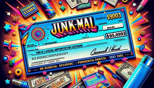 $95,000 junk mail check clears bank