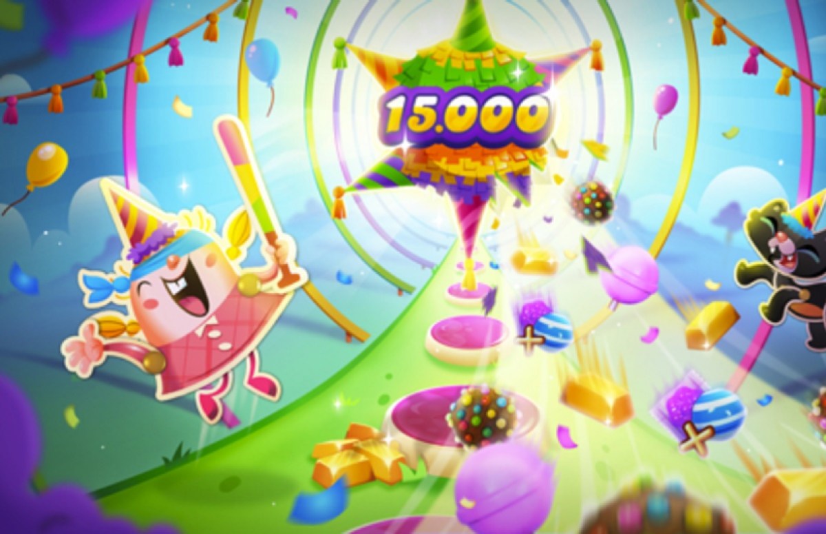 Candy Crush Saga has 15,000 levels.