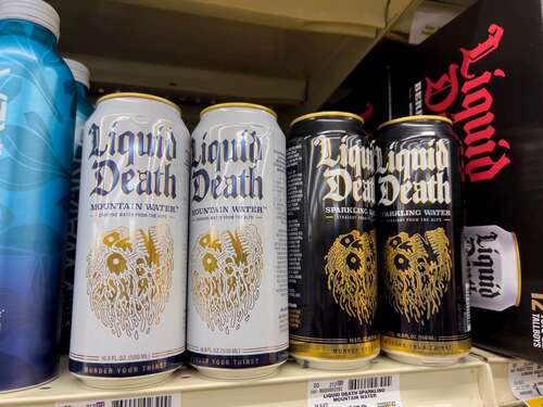 Liquid Death branding