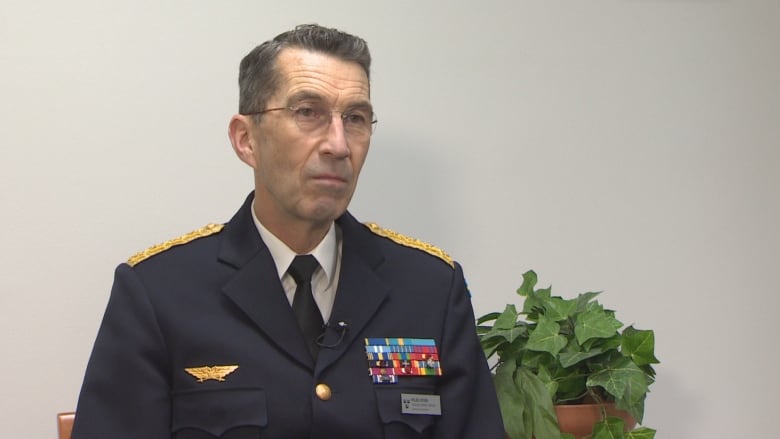 Gen. Micael Bydén, the Supreme Commander of the Sweden's armed forces, during an interview at the Halifax International Security Forum on Nov. 20, 2022