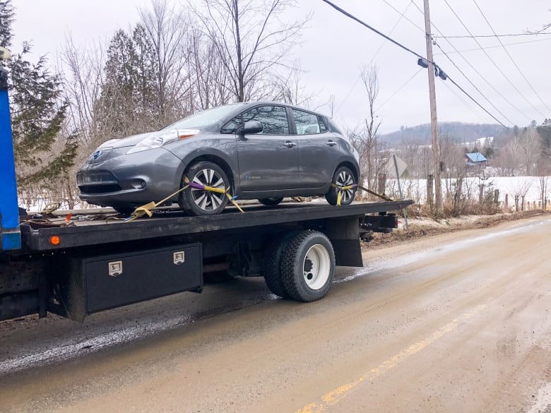 Though it has only accumulated 82,000km, Sanderson regards his Leaf as "too unreliable" to drive.