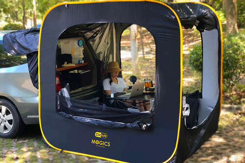 Pop-Up Cabin for Car