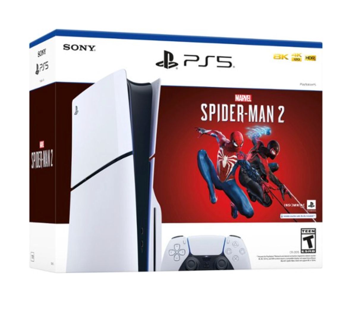 PlayStation 5 Slim Spider-Man 2 Bundle. 