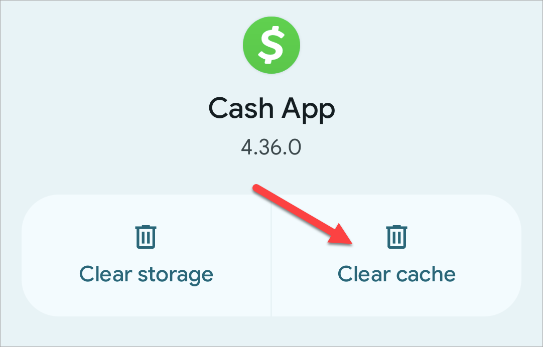 Clear Cache Cash App.