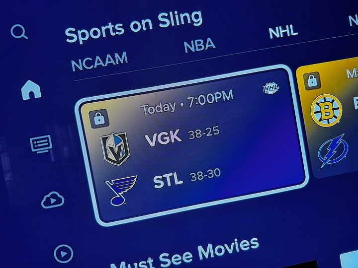 NHL on Sling TV.