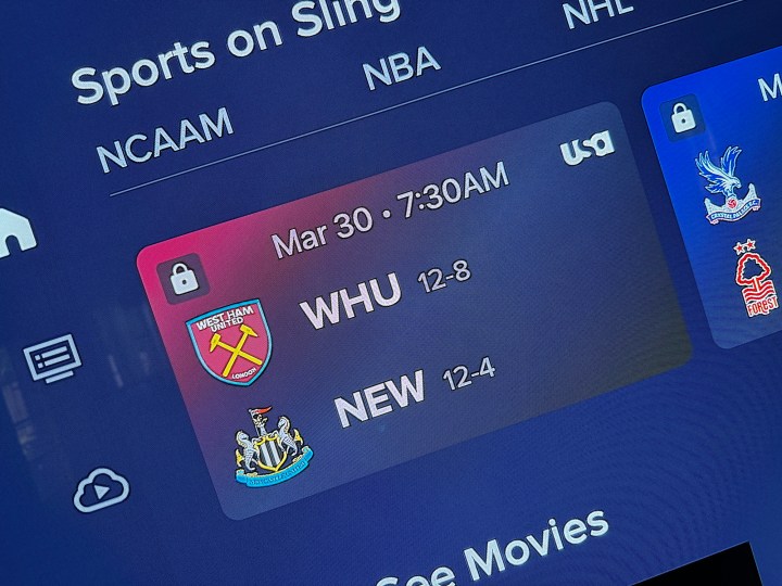 Premier League on Sling TV.