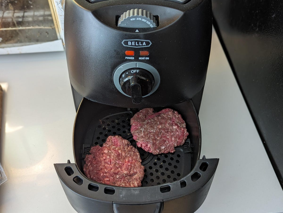 burger patties in air fryer