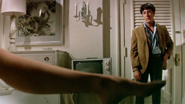 Dustin Hoffman in The Graduate.