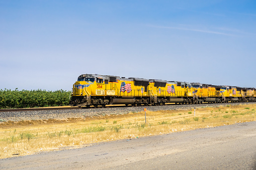 Union Pacific train engines